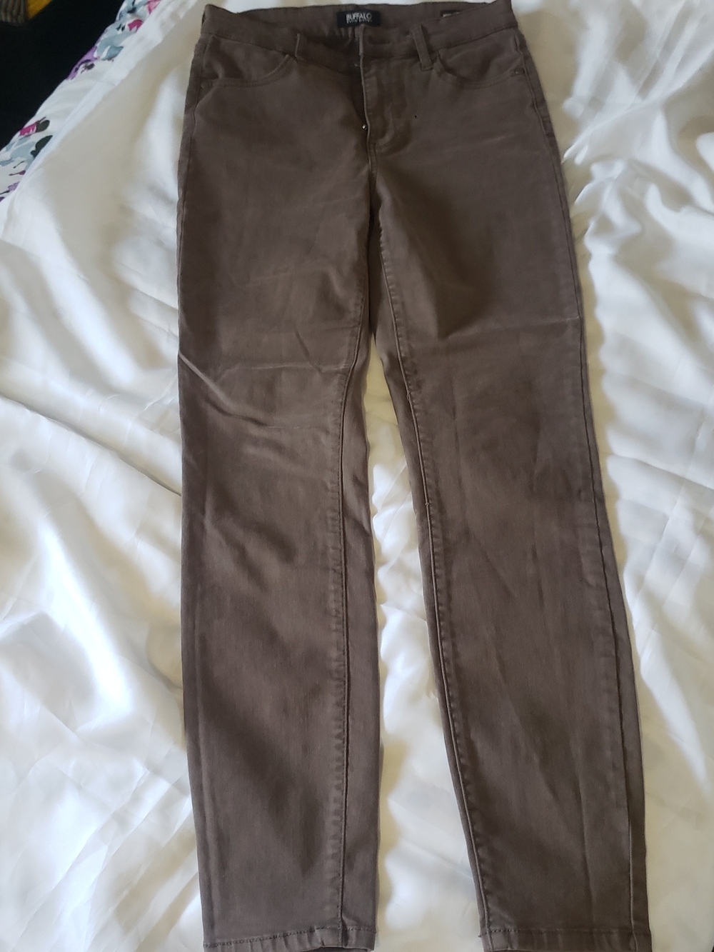 Buffalo David Bitton Brown Slim Straight Jeans - Picture 4 of 5